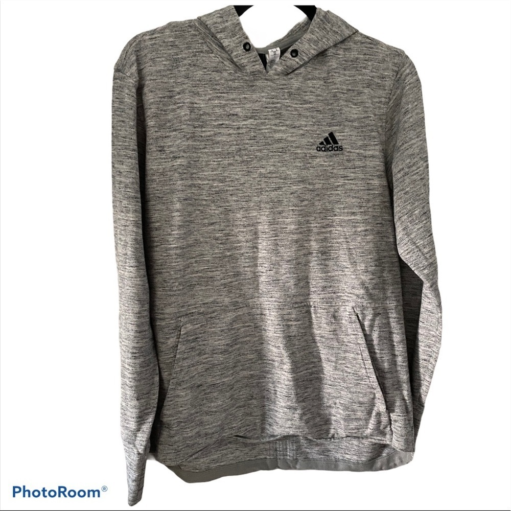 Adidas Grey Hoodie Sz M